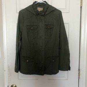 Ashley Army Green Cargo Jacket